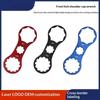 Aluminum Alloy Bike Front Fork Cap Wrench Lightweight High Precision Perfect For Mountain Bike Repair Maintenance