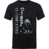 Disturbed Up Yer Military T-Shirt Black New