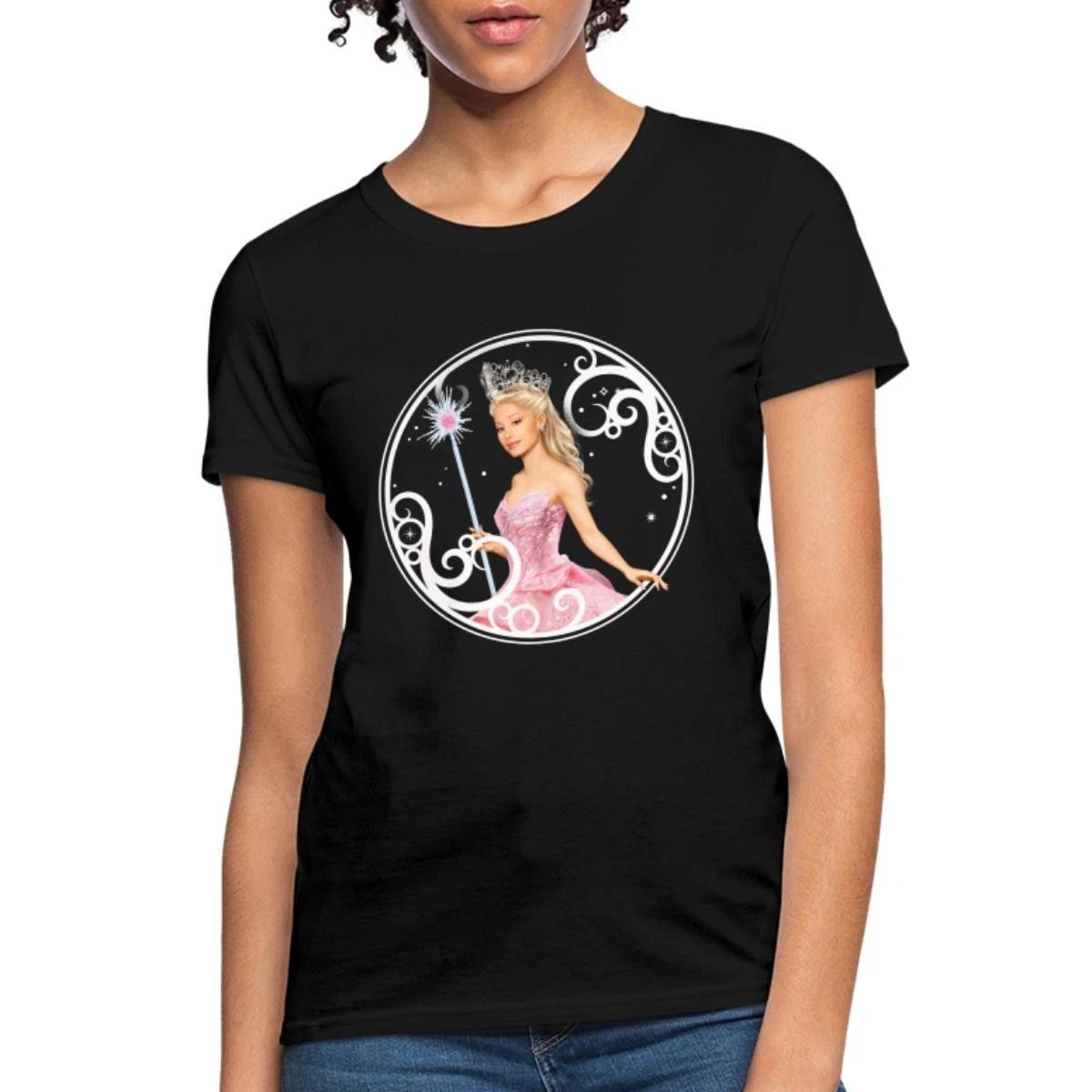 Wicked Design Magical With Glinda And Wand Women s T-Shirt XL