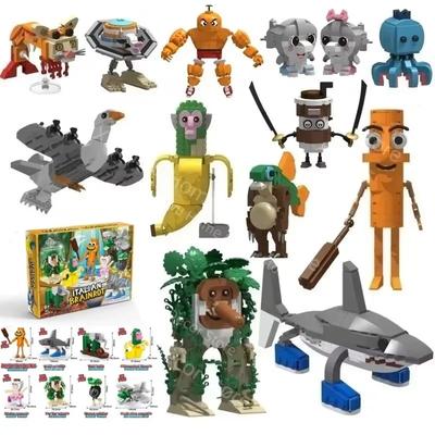 2025 Italienischer Hirnfraß Tiere Tung Tung Tung Sahur Bausteine Schreibtischornament Tralalelo Tralala Steine Spielzeug Geschenk Gastgeschenke