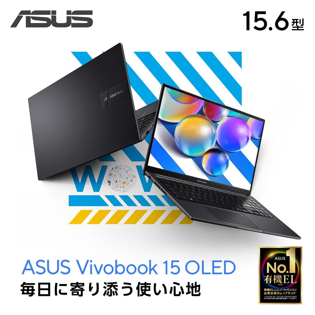 Asus Vivobook 15 X1505ZA Intel Core I5 16GB 512GB WPS Windows Battery Fingerprint OLED Indie Laptop, 15.6-inch, 1235U, Memory, SSD, Office, 11,
