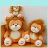 Soft Short Plush Lion Toy Cute Animal Pillow For Cozy Comfort And Playtime Fun