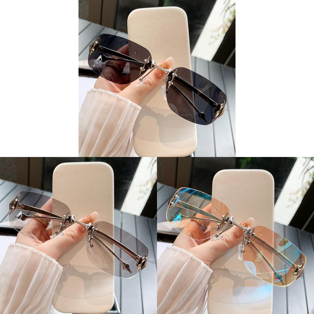 Y2k Geometric Square Sunglasses With Uv400 Protection For Fashionable Women And Men