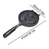 Taiyaki Pan Non-Stick Aluminum with Long Handle Taiyaki Fish-Shaped Cake Pan for Catering Truck Home Gathering Beginners