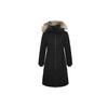 Pembina Series Hooded White Goose Down Jacket Winter Women Jacket Black 2573L-61