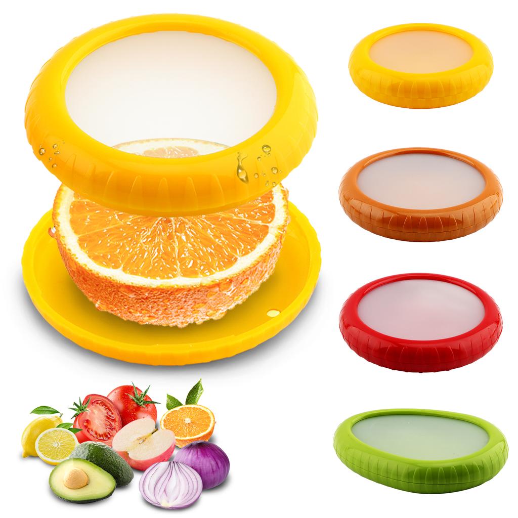 4 stücke Lebensmittel Schoner Mit Deckel Avocado Keeper Frische Obst Gemüse Lagerung Container