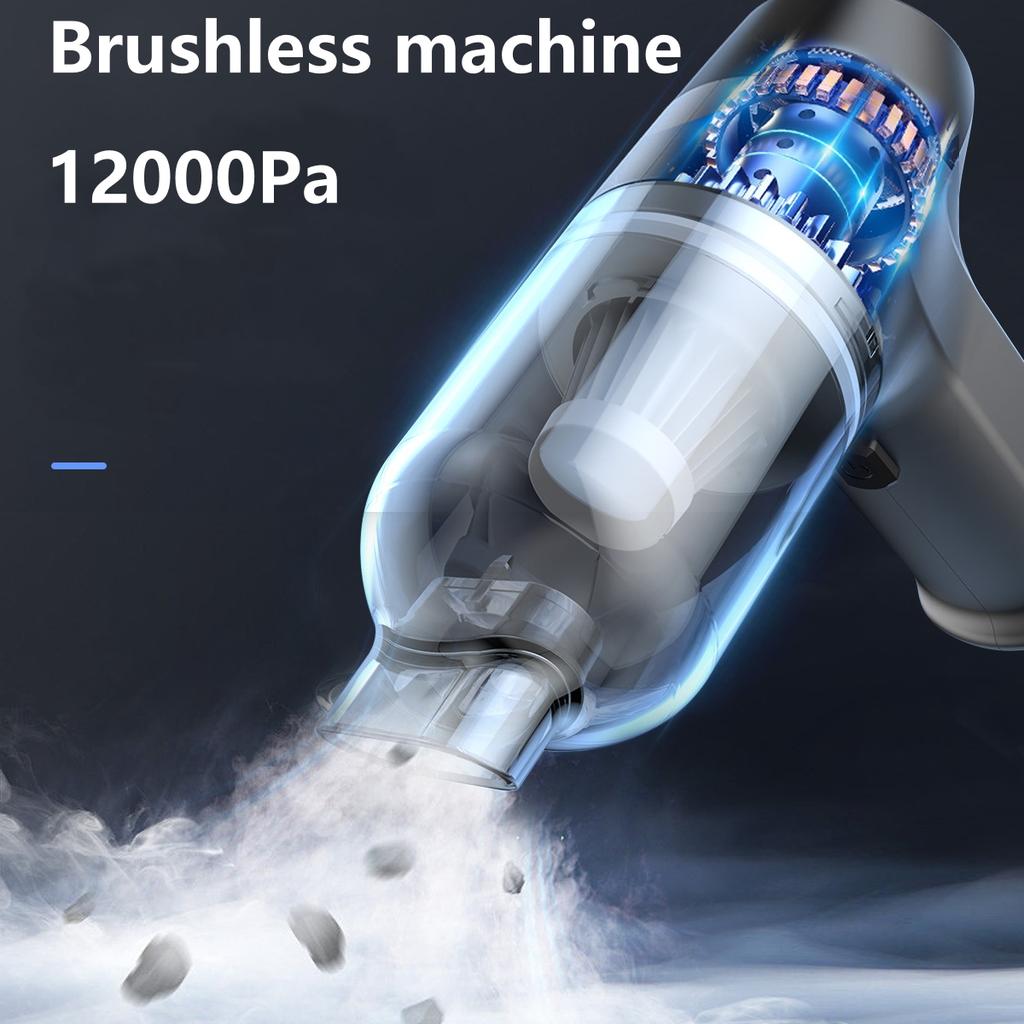 Car Vacuum Cleaner 12000PA Strong Suction Handheld Wireless Vacuum Cleaner Blower 2 In 1 Portable Vacuum Cleaner For Car Home