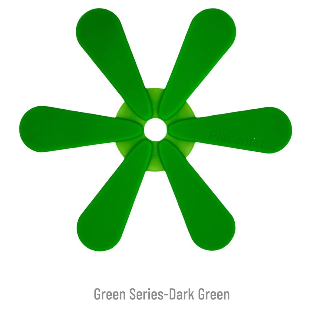 Gradient Color Silicone Placemat - Heat-Resistant, Anti-scalding Christmas Mat