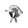 Cappellino da Baseball in Poliestere a Righe Punteggiate con Ricamo per Donna Estiva all'Aperto