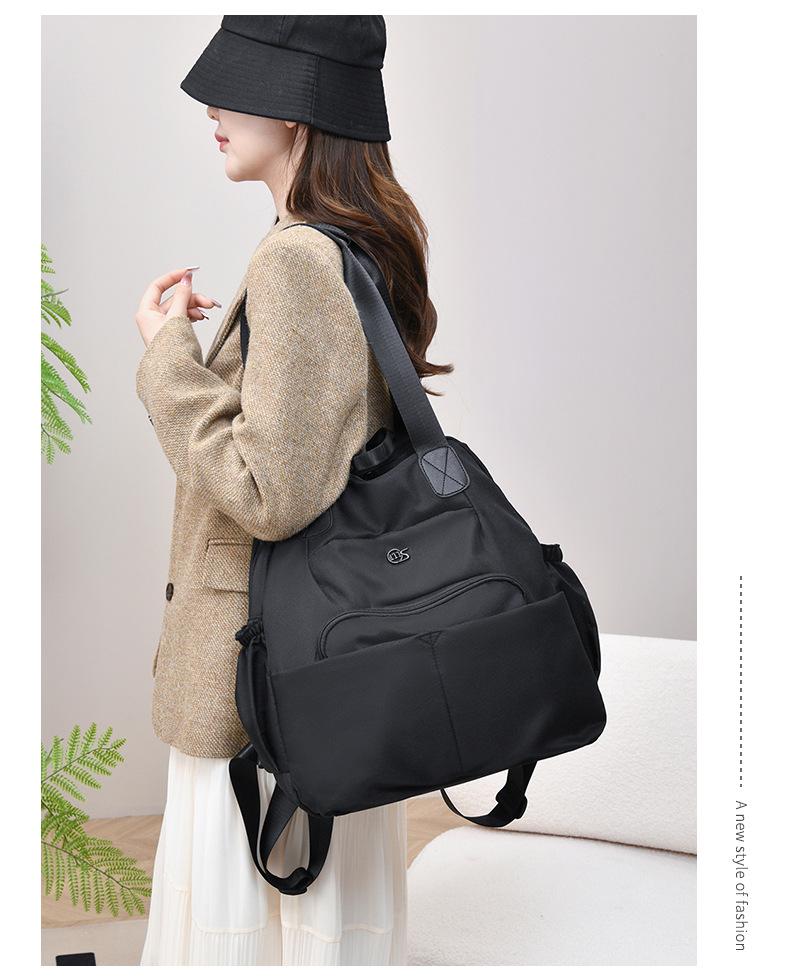 2026 Women's Nylon Backpack - Double Shoulder College & Travel Bag