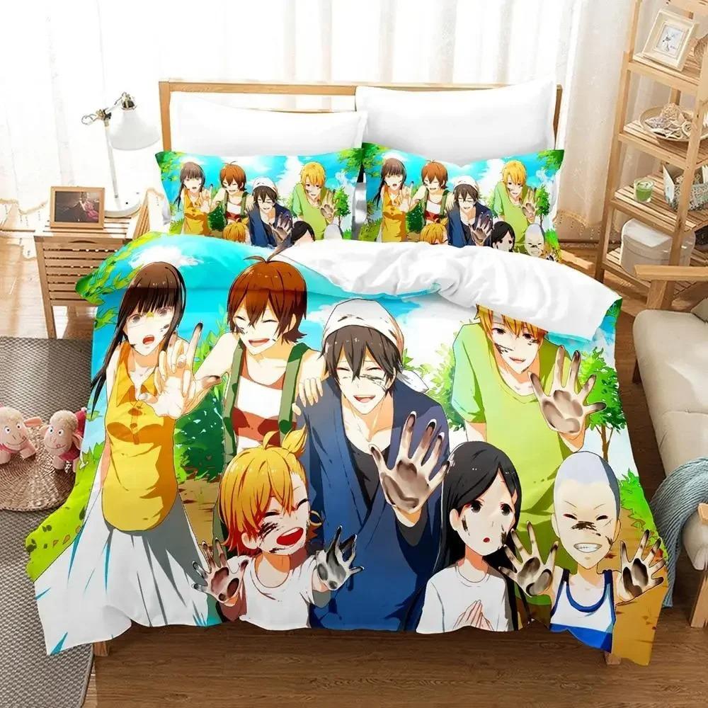Barakamon Bedding Set Single Twin Full Queen King Size Bed Set Adult Kid Bedroom Duvet Cover Sets 3D Anime Bed Sheet Set