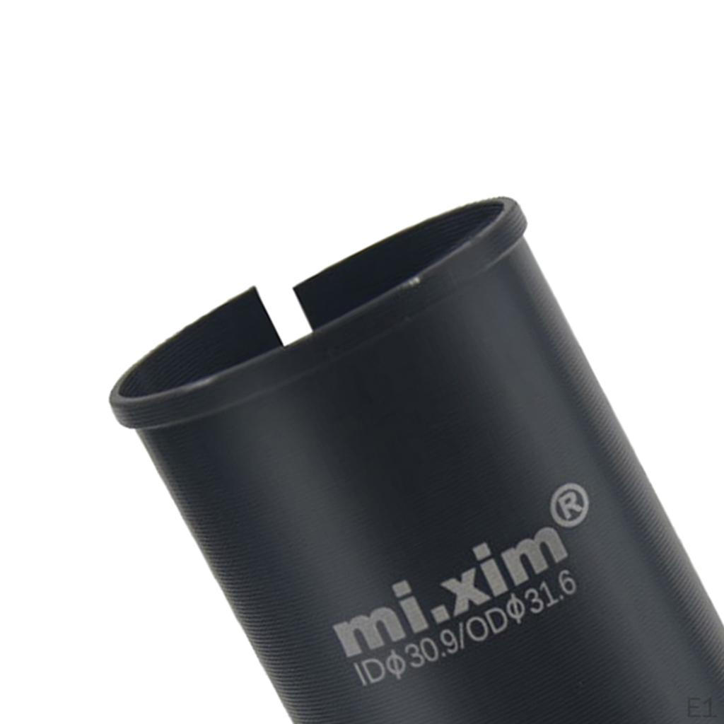 Adaptateur de tube de selle en alliage 31,6 mm 30,9 mm Taille de selle