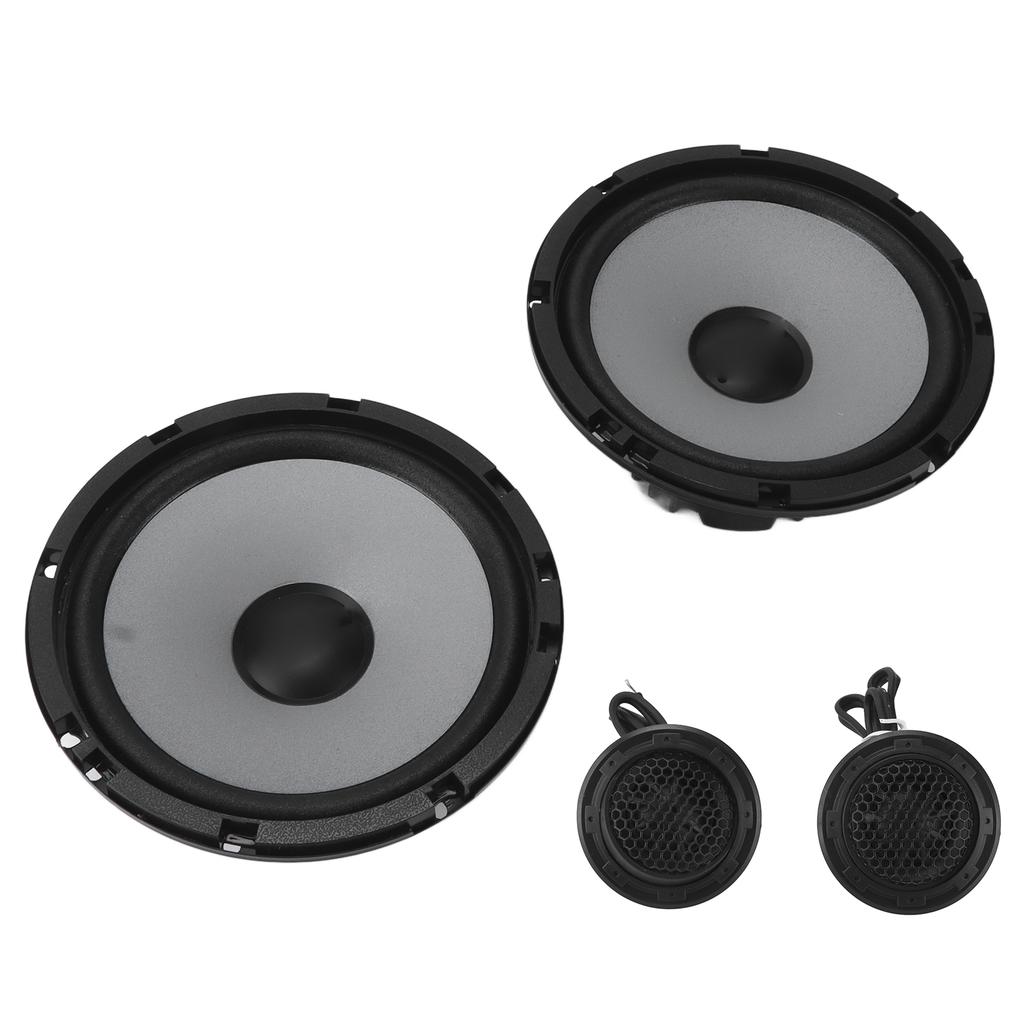 2 st 6,5 tums koaxialhögtalare för bil, universell, fullfrekvens, 4 Ohm, 12V för bilstereo