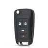 KEYYOU 2/3/4 Buttons Remote Car Flip Folding Key Shell Case For Opel Vauxhall Insignia Astra J Zafira C Mokka Replacement Cover