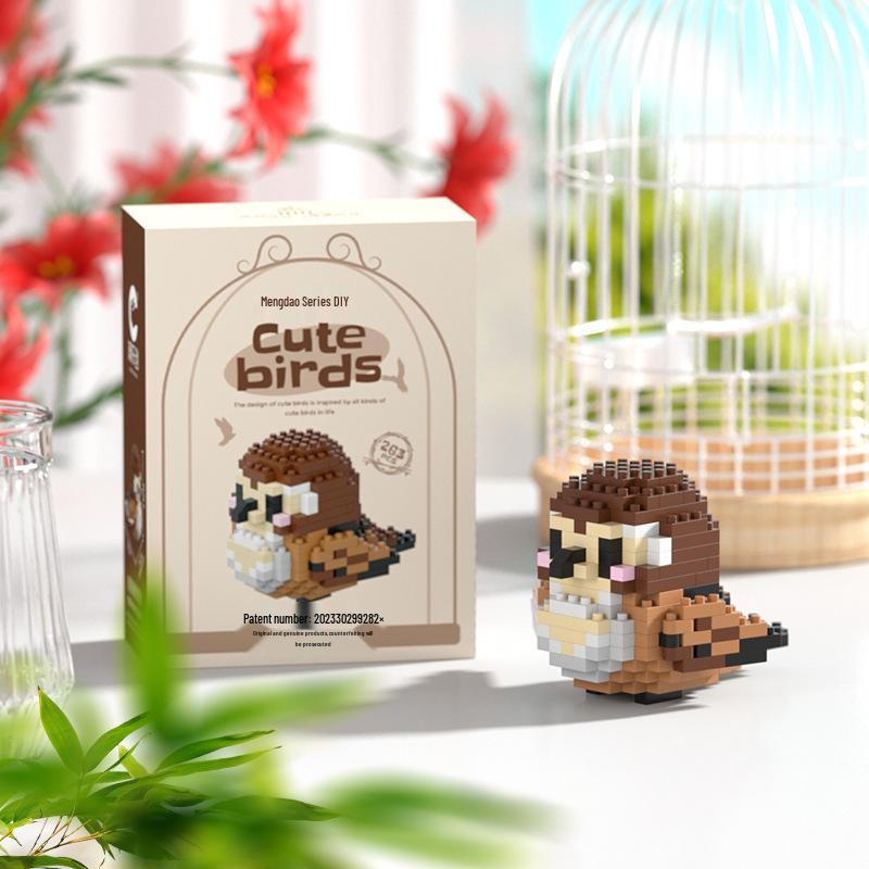 

Совместимые оригинальные образовательные строительные блоки Lego для детей в виде птицы ара