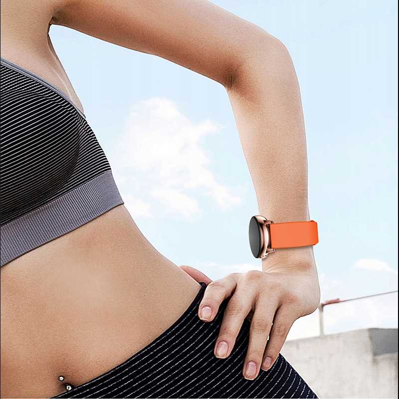 Sc Silicone Band 20Mm Orange