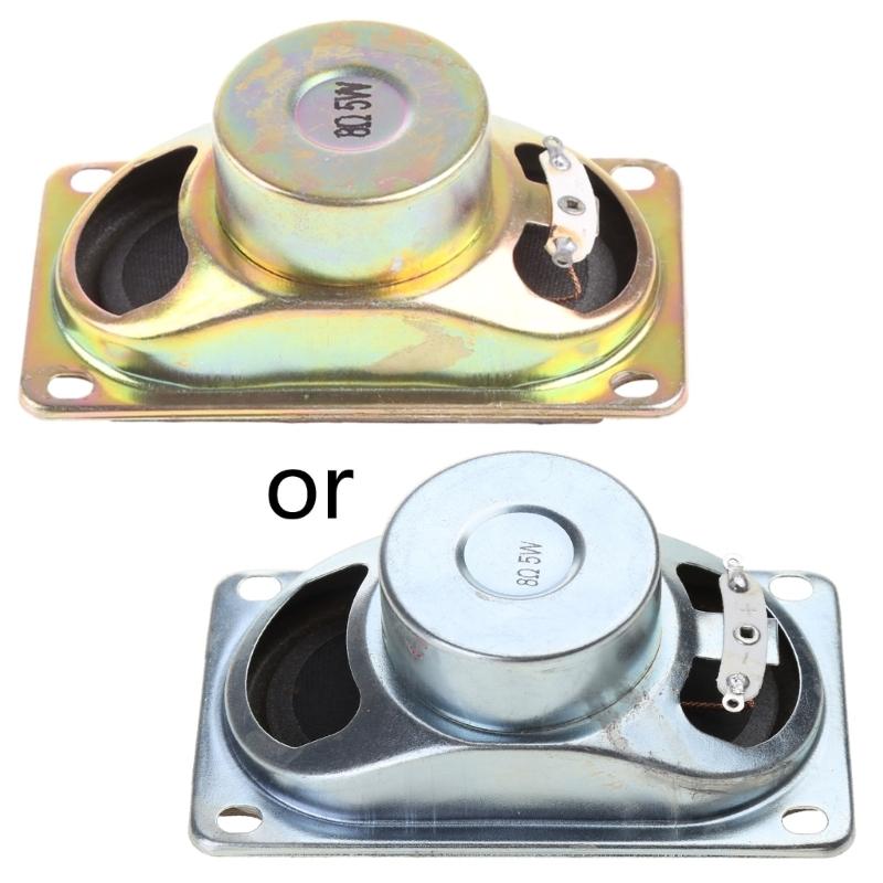 

8 Ом 5 Вт Полнодиапазонный аудиодинамик Стерео Низкочастотный динамик Громкоговоритель Прямоугольная форма Динамики с подвижной катушкой Динамик для звуковой коробки 1