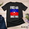 Free-ish Since 1865 - Juneteenth Freedom Day Flag Distressed Unisex T-shirt