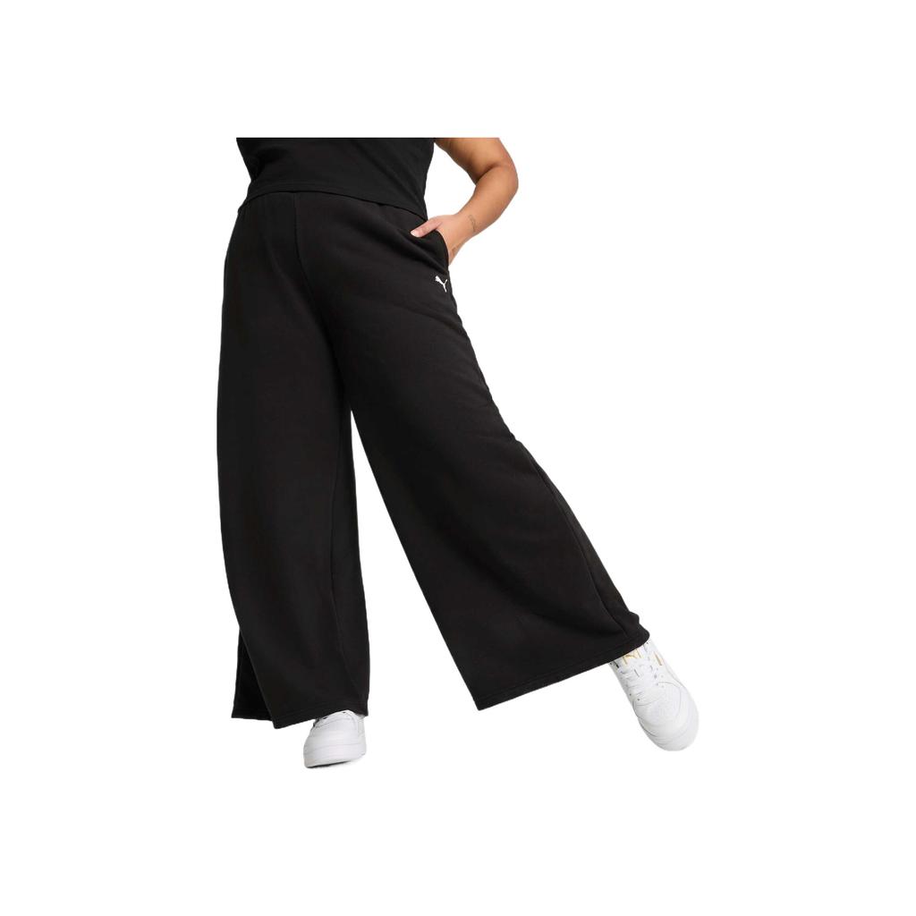 Puma Casual Comfortable Simple Breathable Knitted Sports Pants Women bottoms Black 631892-01