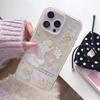 Angel Bear Illustration Suitable for iPhone17 anti-drop mobile phone case Colorful 2-in-1 Apple 16/15 protective case