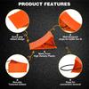 Space-Saving Wheel Chocks For RV With Handles Tire Chocks Wheel Ramp Wheel Alignment Block  For RVs