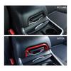 For Dodge Charger & 300C 11+ Red Armrest Box Switch Knob Trim Cover Frame Decor