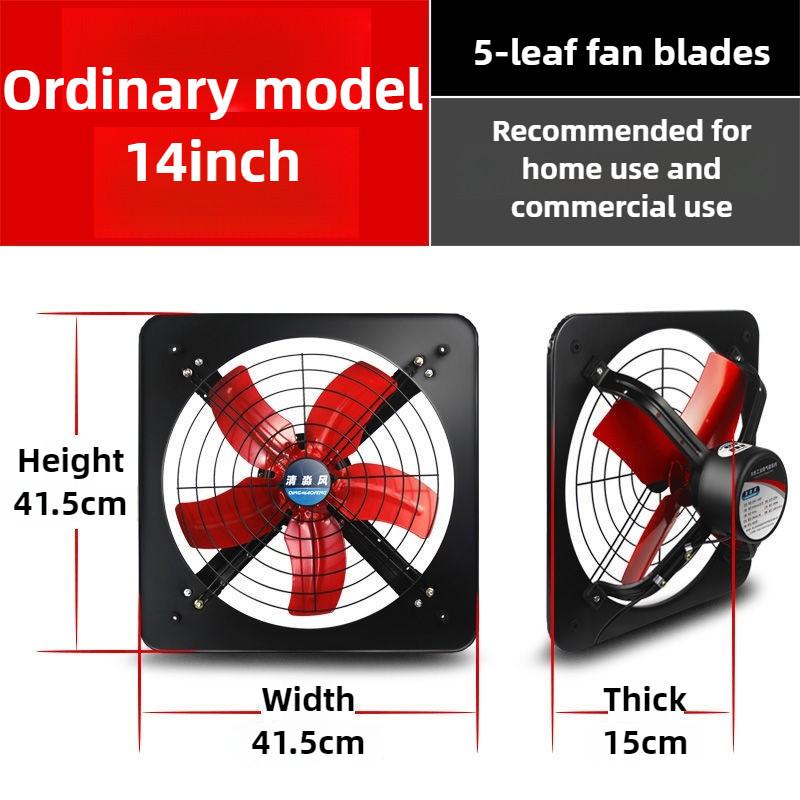 Tuvalet Mutfak Alüminyum Alaşımlı Aspiratör Ev Tipi Davlumbaz Pencere Tipi Güçlü Rüzgar Havalandırma Fanı Yağ Dumanı Tahliye Ekipmanı