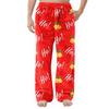 Men's Flannel Pocket Casual Pants, Printed Pocket Casual Pants, Home Sleeping Pants