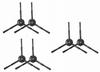 Inlocuire Set De Perii Laterale, Roborock S50 S55, Material: Plastic, Calitate Inalta A Executiei, Durabilitate Ridicata, Atentie La Detalii, Negru