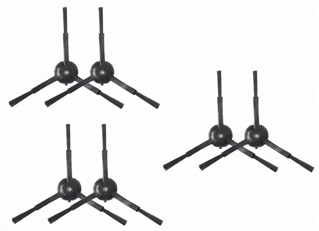 Inlocuire Set De Perii Laterale, Roborock S50 S55, Material: Plastic, Calitate Inalta A Executiei, Durabilitate Ridicata, Atentie La Detalii, Negru