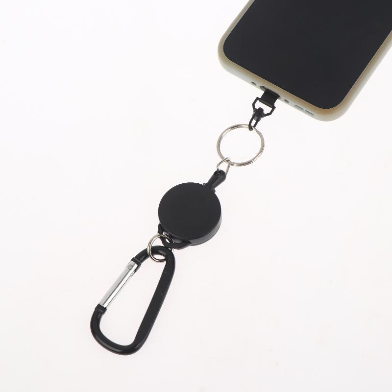 1 Set Smartphone Sicherheits-Lanyard-Riemen Einziehbare Handyhalterung Mit Karabiner Anti-Drop-Gurt Für Wandern Radfahren Klettern