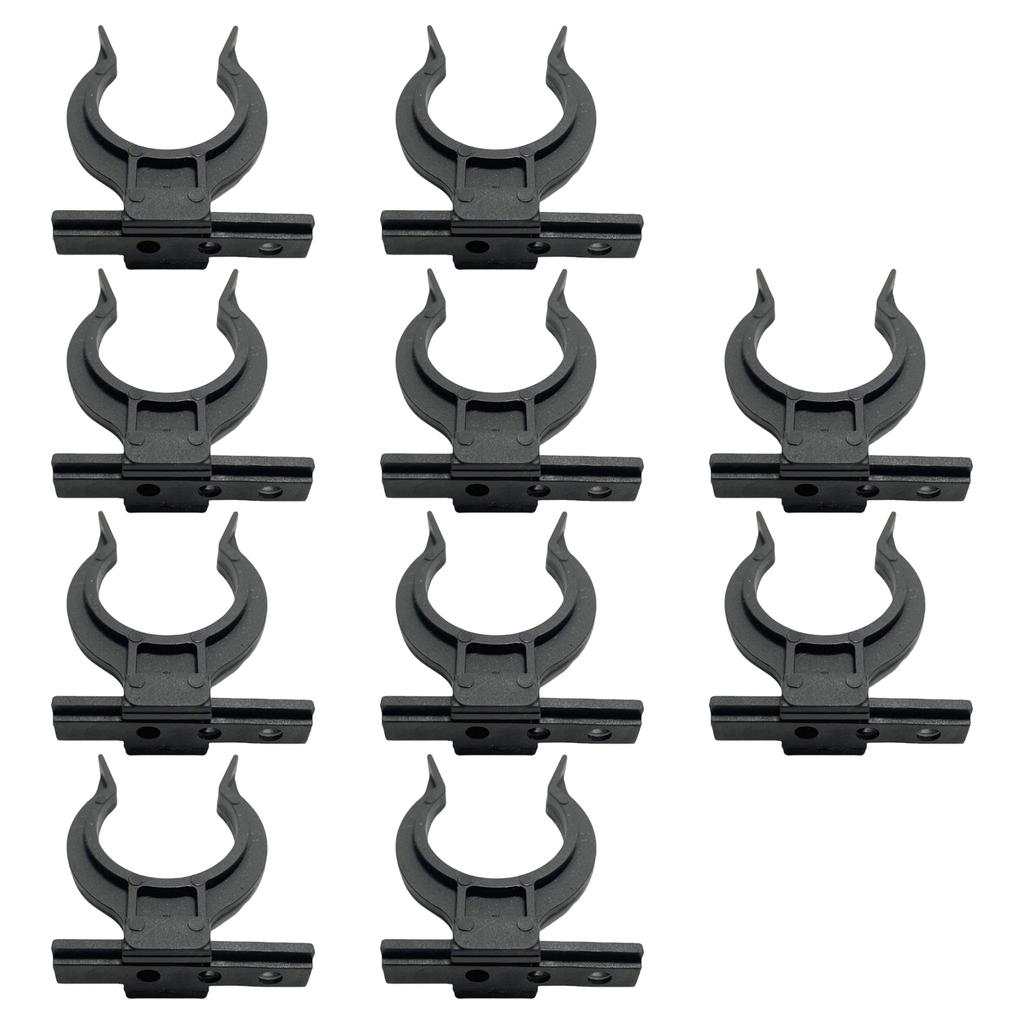 10 kusů Kuchyňské soklové klipy Pevné plastové držáky soklové desky pro 32 42mm nožičky skříněk Bez šroubů Pro každodenní použití