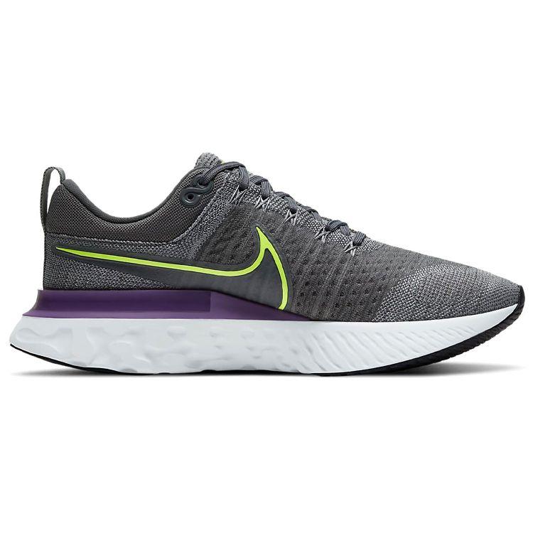 Nike React Infinity Run Flyknit 2 Particle Grey Volt Men Sneakers Iron-Grey CT2357-004