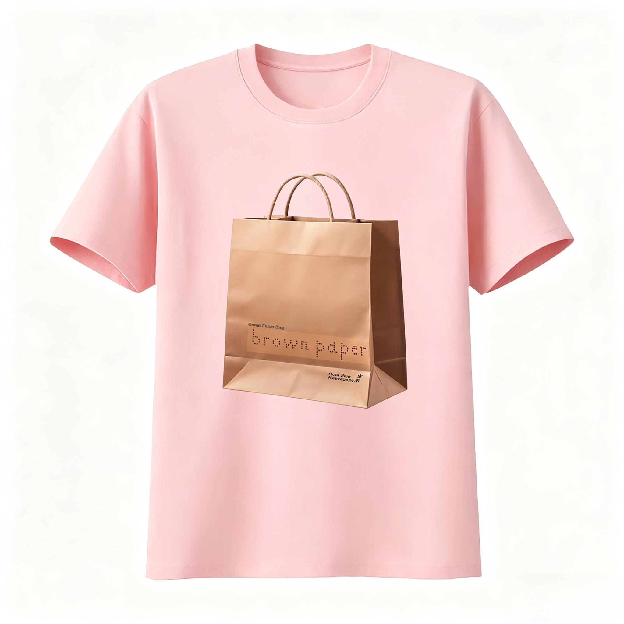 

Brown Paper Bag T Shirt Drum and Bass Roni Dnb Classic Unique Print Perfect for Music Lovers Unisexs Womens 2026 Summer T Shirt 4XL