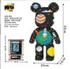46cm Kawaii Gewelddadige Beer Half Anatomie Beer Fluid Art Beer Bouwstenen Baksteen Figuur Model Mini Stenen Speelgoed voor Verjaardagscadeau