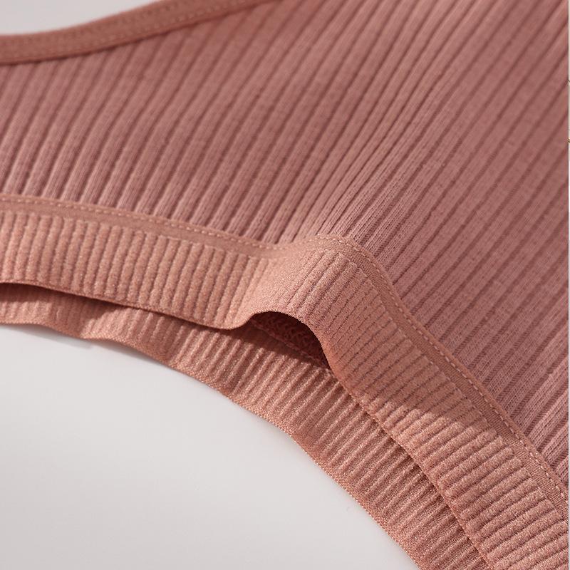 7Pcs/Set Women Cotton Thongs Sexy Underwear Soft Panties G-String Girls Briefs Low Waist Ladies Panty Breathable Female Lingerie