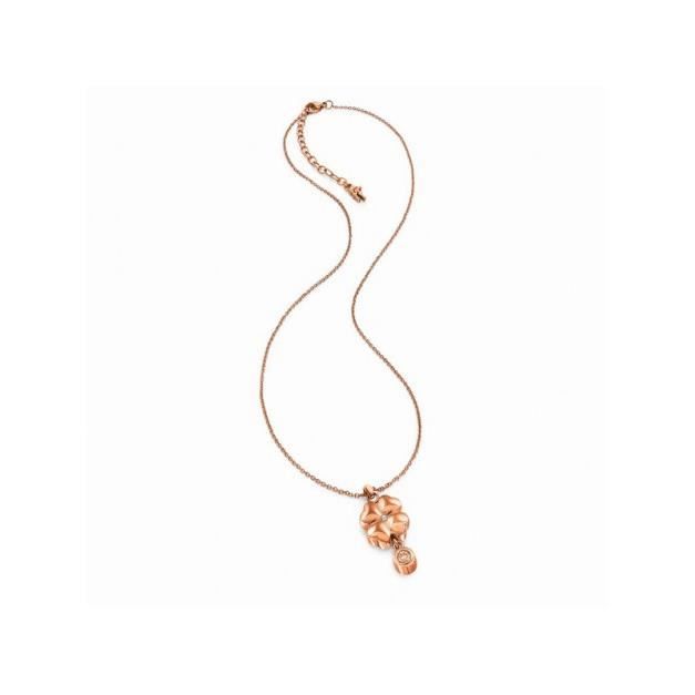 Kjede - Folli Follie - 3N15T039RYC - 40 cm - Rosé - Gaveeske inkludert