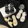 Summer New Fairy Style Pearl Platform Sandals