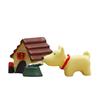Harz Hunde Schwein Ente Igel Haus Miniatur Set Mit Cartoon Stil Für Hausdekoration Und Geschenk