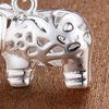 Lucky Elephant Pendant Necklace Hollow Necklace Alloy Animal Elephant Charm Amulet Necklace Friendship Gift for Women