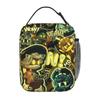 Murder Drones Cartoon Insulated Lunch Bag Leakproof Lunch Container Cooler Bag Lunch Box Tote Work Outdoor Food Storage Bags