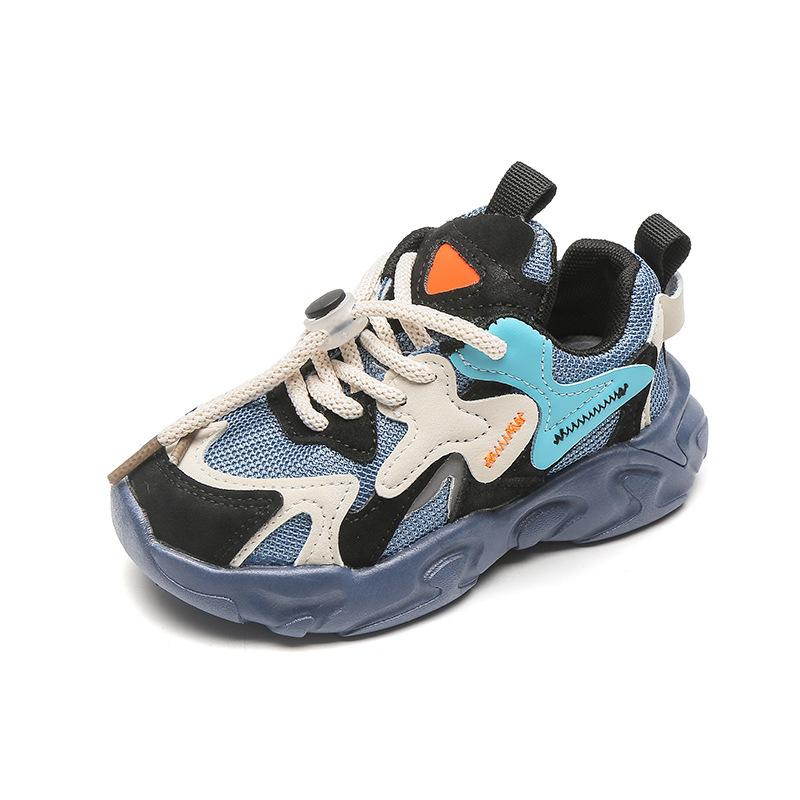 Kids Fashion Hit Color Children'S Shoes Boys Korean Version Running Shoes Girls Softsoled Lightweight Casual Shoes