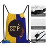 Sigma Gamma Rho 1922 SGR Backpacks Multi-function Drawstring Bundle Pocket Sports Bag Book Bags for Travel Students