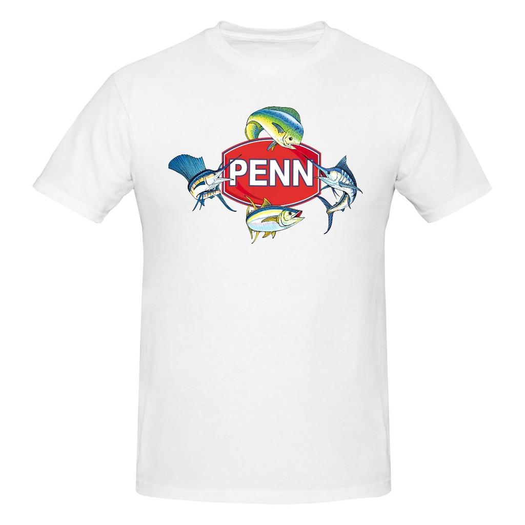 Penn Fishing Saltwater Slim Fit Tshirt Hong Kong Retro Original Tees