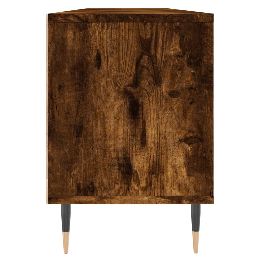 TV Cabinet, Smoked Oak, 150X30X44.5 Cm