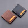 Thin Men's Short Wallet Soft Male  Coin Pocket Portable Card Wallet  Travel
