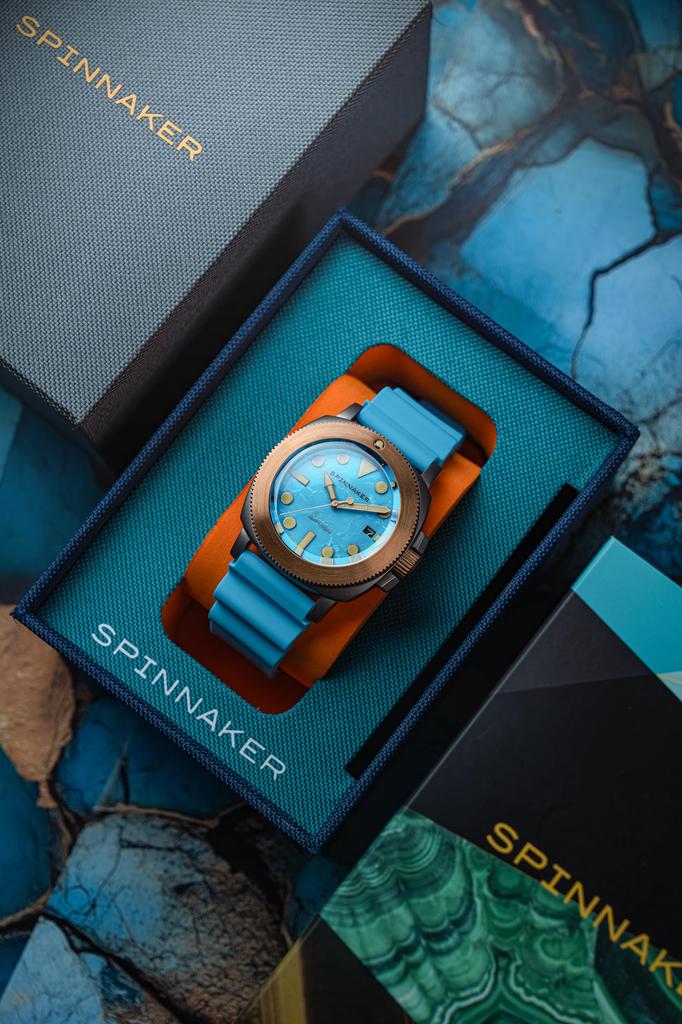 Watch Haru Titanium Bronze Blue [Spinikar] SP-5145-04 Men's [Used]