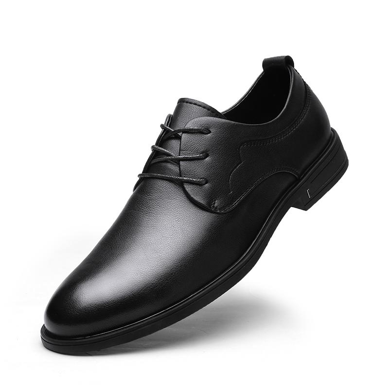 

Fashion Classic Business Men s Leather Shoes Fashionable and versatile design styles Wedding and Party Black gentleman s Quality shoes 38