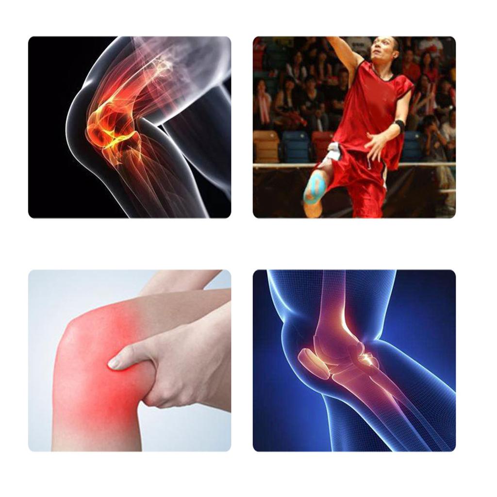 Sport Knee Brace Compression Sleeve 360 Degree Wrap Adjustable Shock Absorption Patellar Support