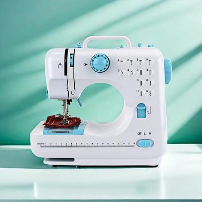 2025 Portable Electric Sewing Machine with 12 Stitches  Perfect for Domestic Use  Overlock Function